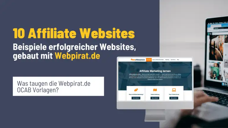 Affiliate Marketing Beispiel Websites